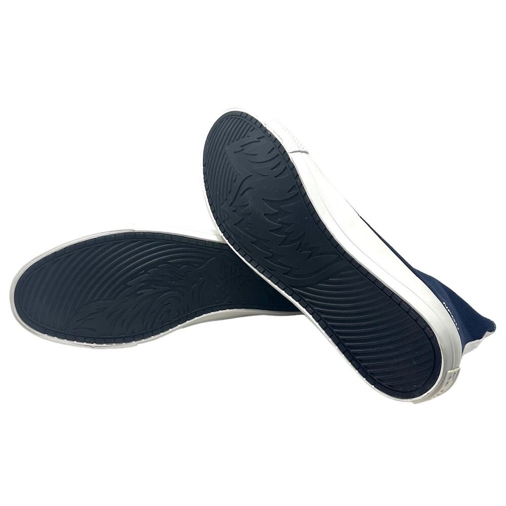 Darc Sport High Top Shoes W1-DIOS Wolves Forever NFGU Sneakers in Navy/Tan - Picture 6 of 8